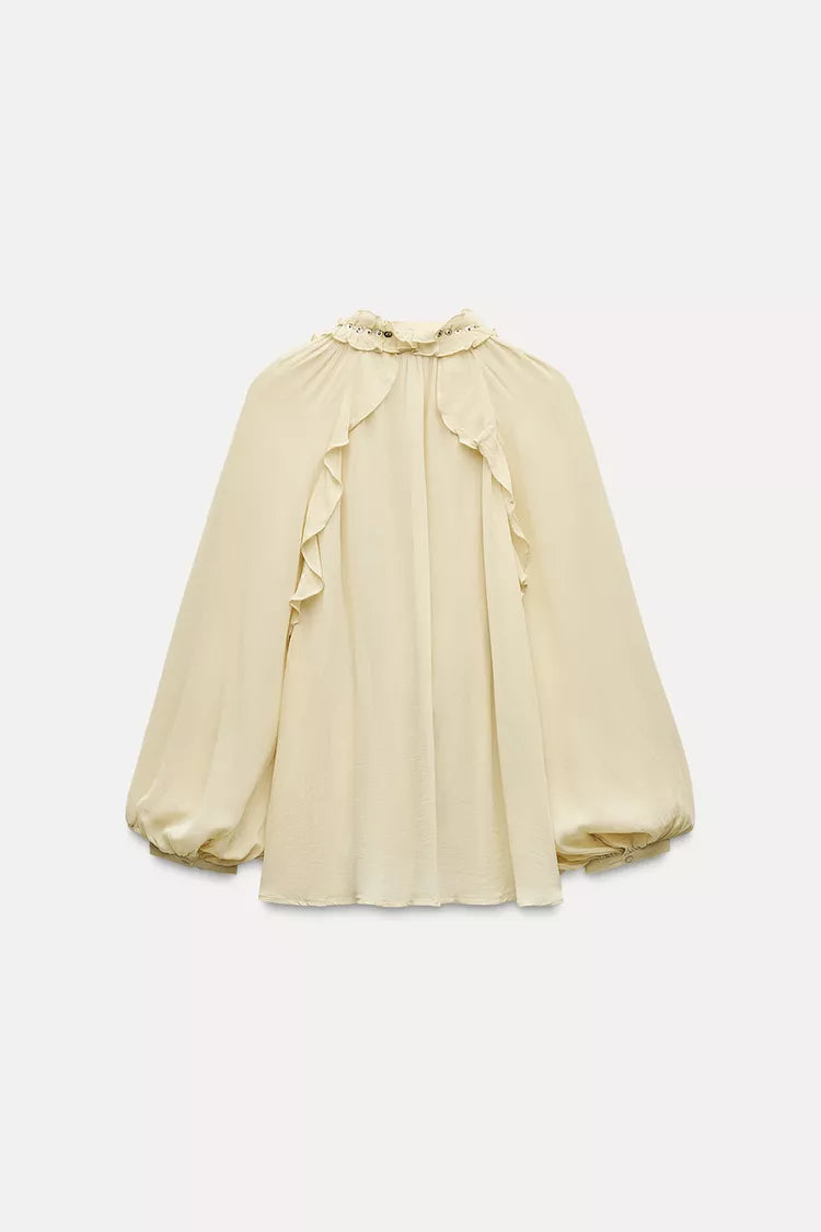 ELYSIAN RUFFLE BLOUSE