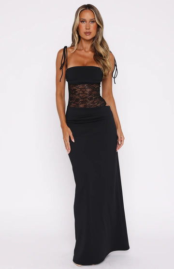 SIERRA ME HALTER MAXI DRESS