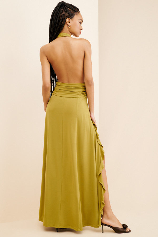 SIYENA HALTER MAXI DRESS